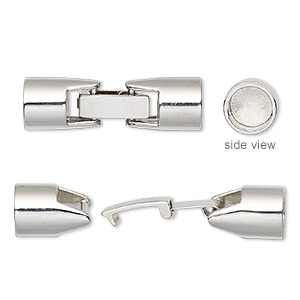 Fold Over Clasp Silver