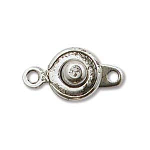 Ball and Socket Clasp Pewter