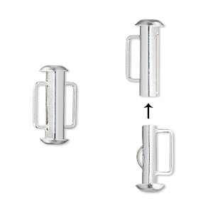 16mm Slide Clasp Silver