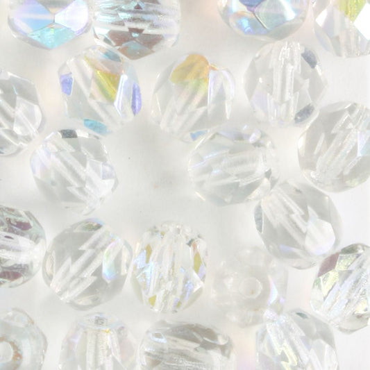 6mm FP Clear AB - 15 beads