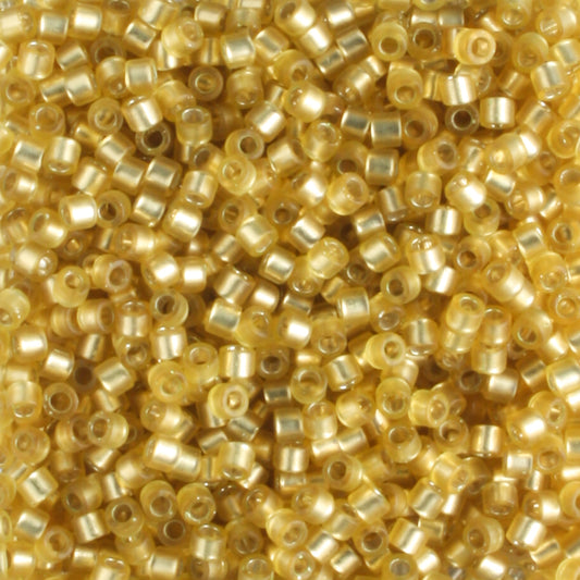 DB0687 Silver Lined Frosted Yellow Green