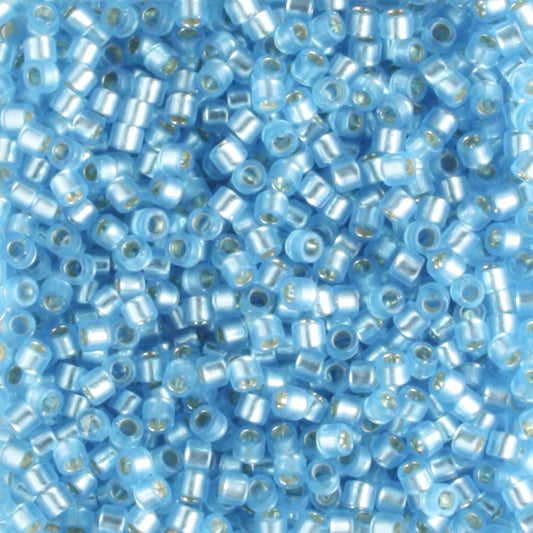 DB0692 Silver Lined Frosted Sky Blue