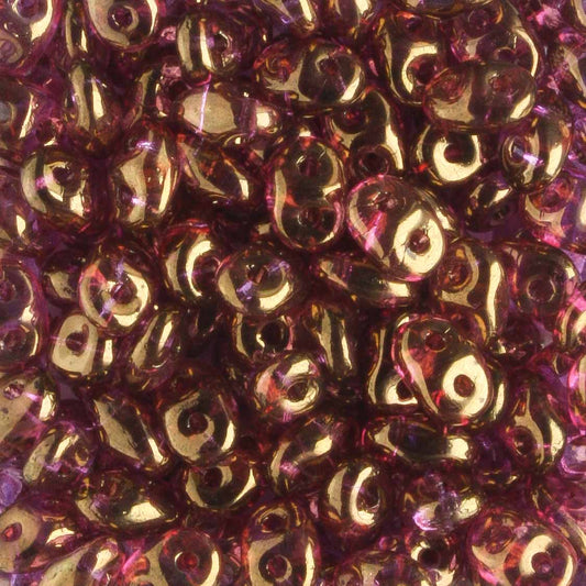 Superduo Crystal Violet Luster - 10 grams