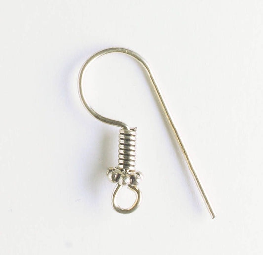 Earring, Silver - 5 Pair