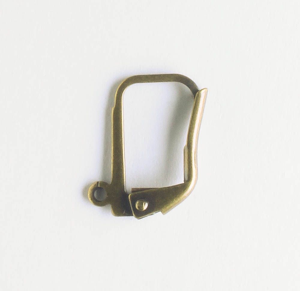 Earring, Antique Gold - 5 Pair