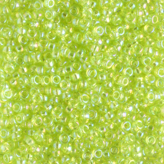 15-0258 Transparent Rainbow Peridot Green - 5 grams
