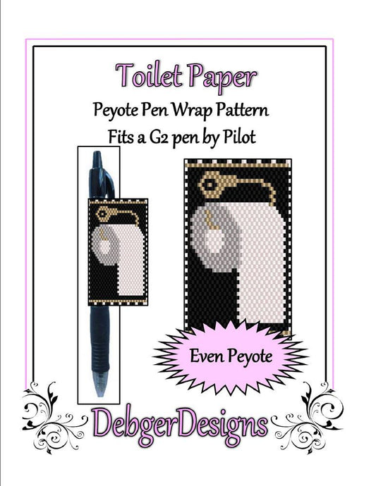 Toilet Paper Pen Wrap Pattern - PDF