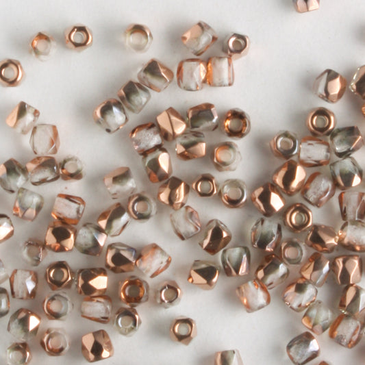True 2mm Round Fire Polish Crystal Capri Gold - 100 beads