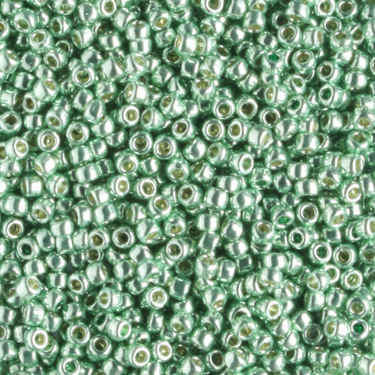 15/0 PermaFinish Galvanized Mint Green - 5 grams