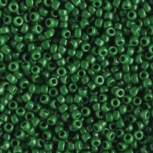15/0 Opaque Pine Green - 5 grams