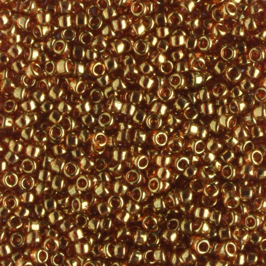 15/0 Gold Luster Transparent Pink - 5 grams