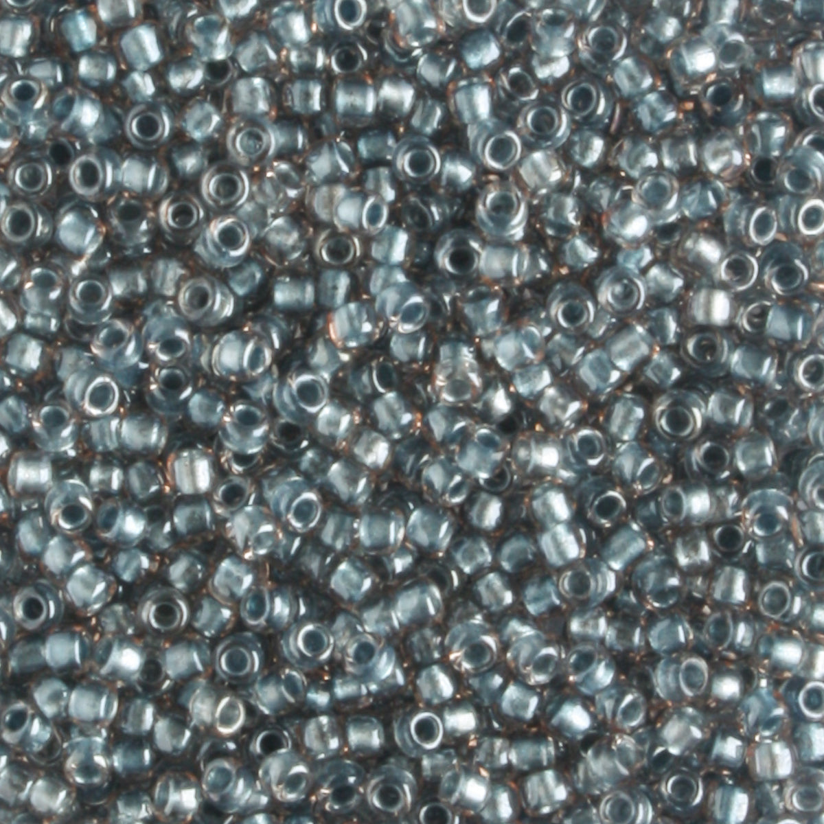 15/0 Metallic Blue Lined Crystal - 5 grams