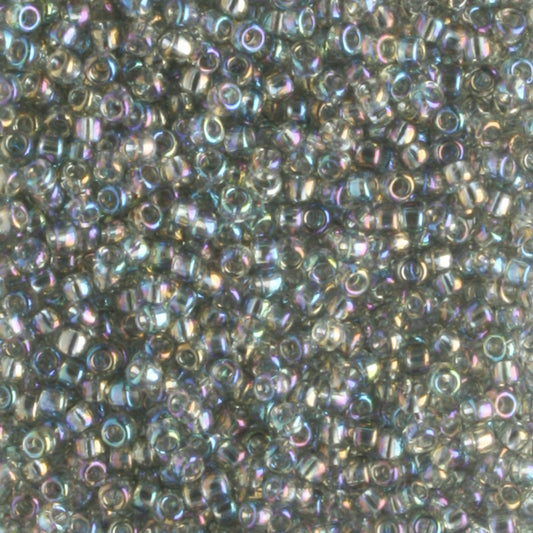 15/0 Transparent Rainbow Black Diamond - 5 grams
