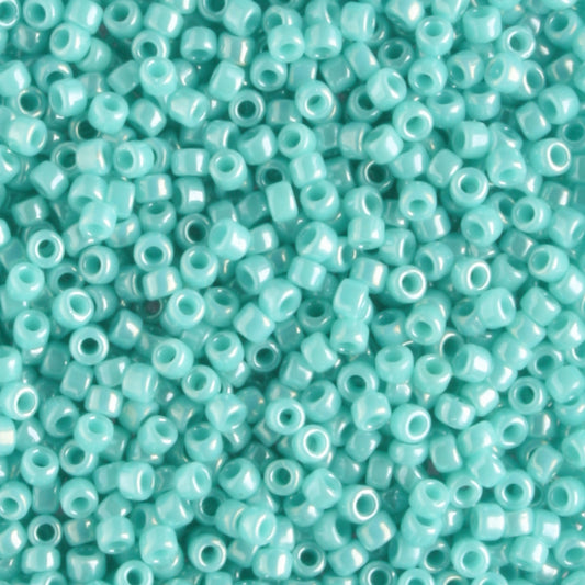 15/0 Opaque Luster Turquoise - 5 grams