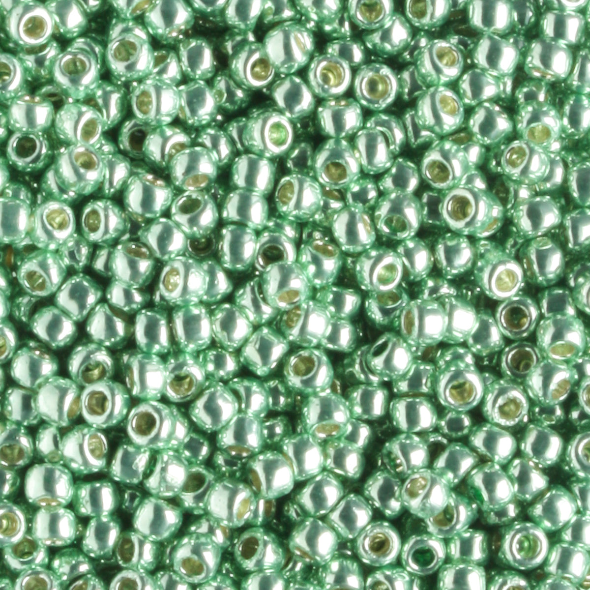 11/0 PermaFinish Galvanized Mint Green - 10 grams