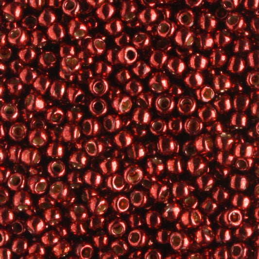 11/0 PermaFinish Galvanized Brick Red - 10 grams