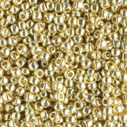 11/0 PermaFinish Galvanized Yellow Gold - 10 grams