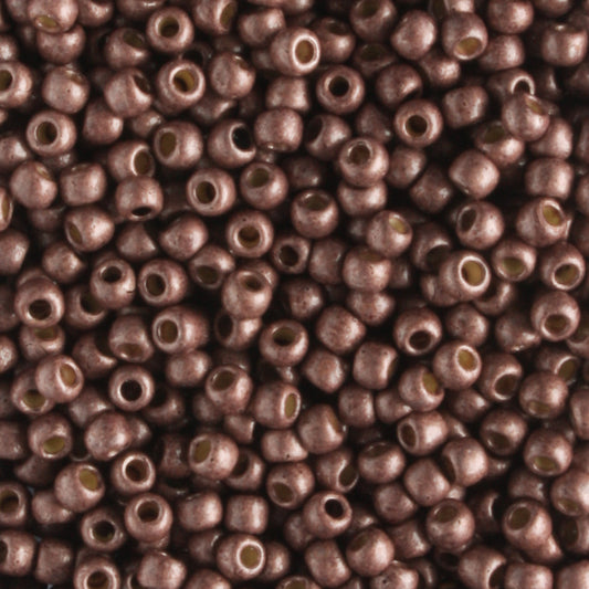 11/0 PermaFinish Galvanized Matte Mauve - 10 grams