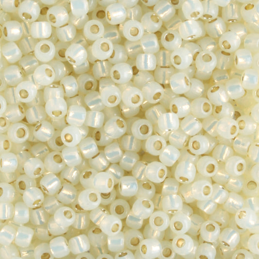 11/0 PermaFinish Silver Lined Milky Light Jonquil - 10 grams