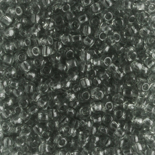 11/0 Transparent Black Diamond - 10 grams