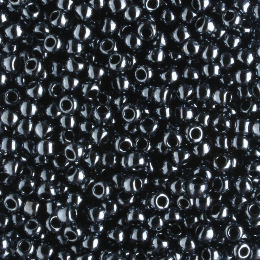 11/0 Metallic Hematite - 10 grams