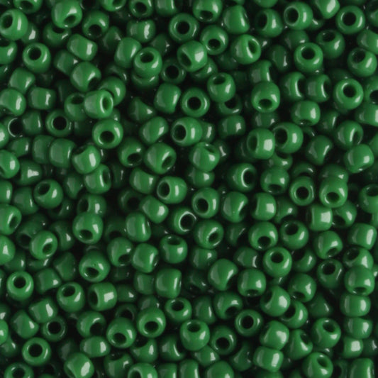 11/0 Opaque Pine Green - 10 grams