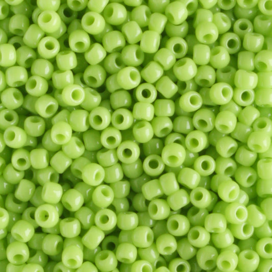 11/0 Opaque Sour Apple - 10 grams