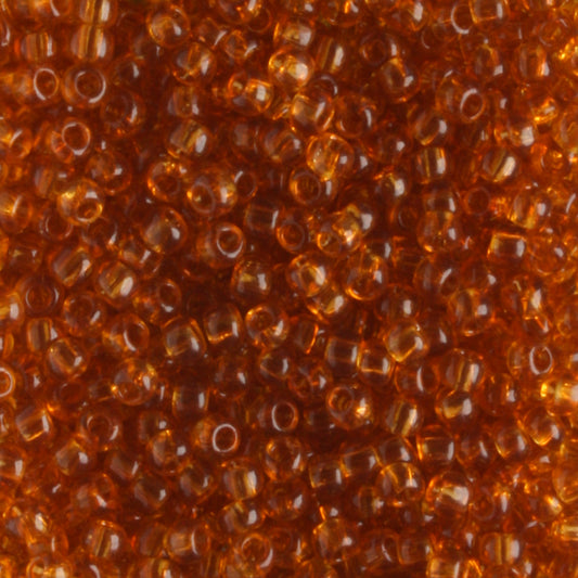 11/0 Transparent Topaz - 10 grams