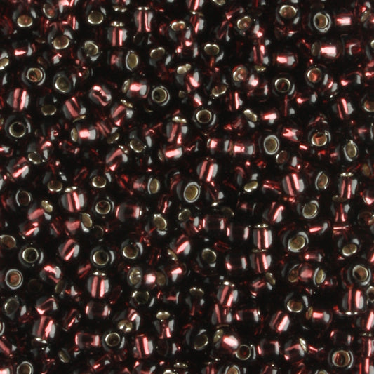 11/0 Silver Lined Amethyst - 10 grams