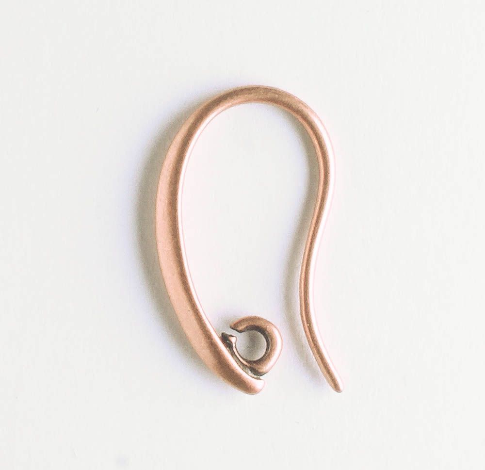 Earring, Antique Copper - 5 Pair
