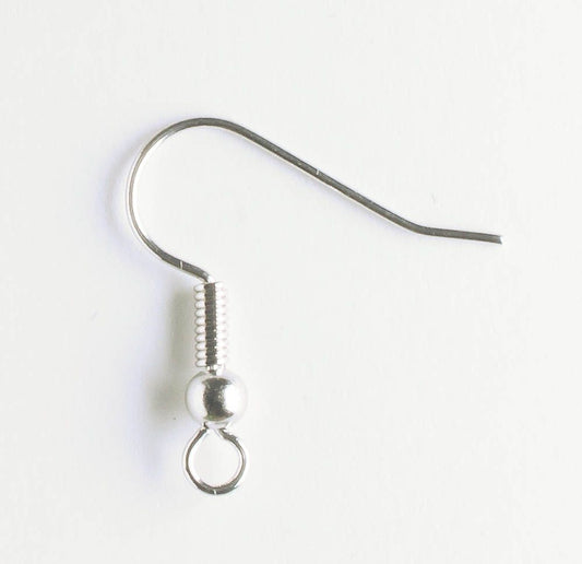 Earring, Silver - 5 Pair