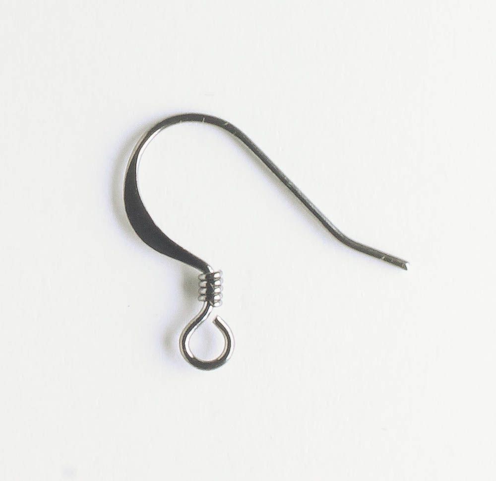 Earring, Black Oxide - 5 Pair