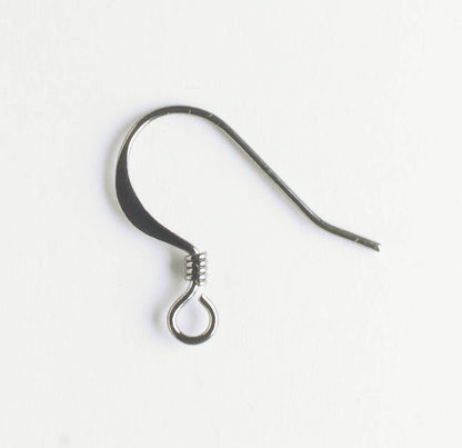 Earring, Black Oxide - 5 Pair