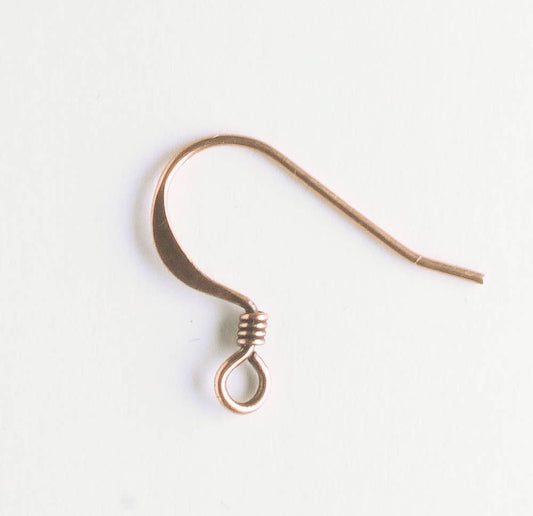 Earring, Antique Copper - 5 Pair