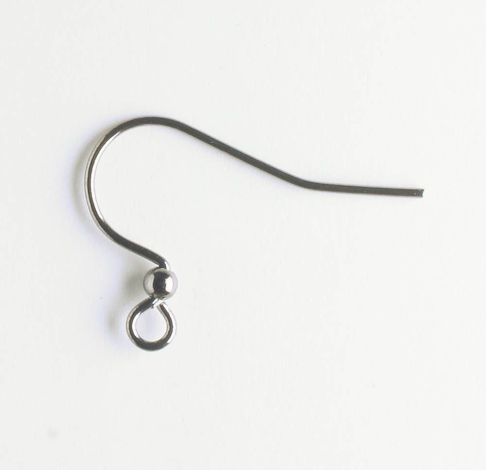 Earring, Black Oxide - 5 Pair