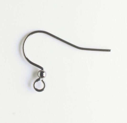 Earring, Black Oxide - 5 Pair