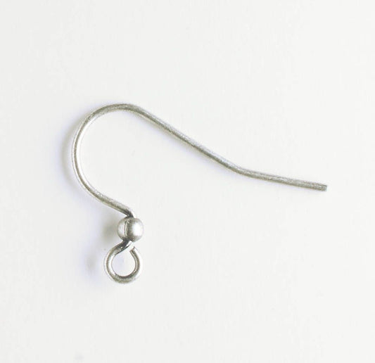 Earring, Antique Silver - 5 Pair