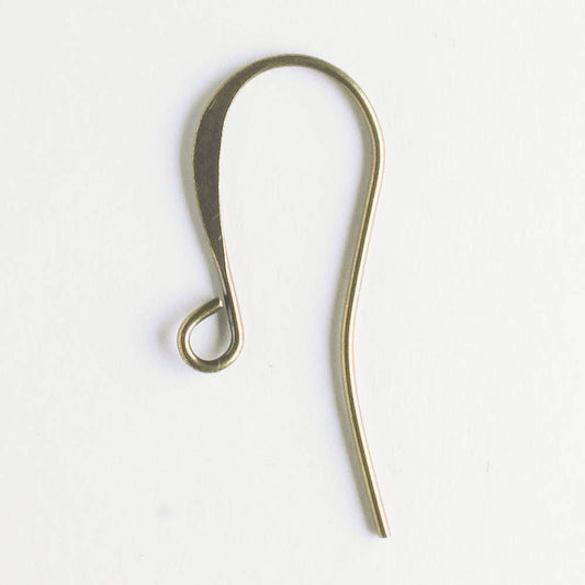 Earring, Antique Brass - 5 Pair
