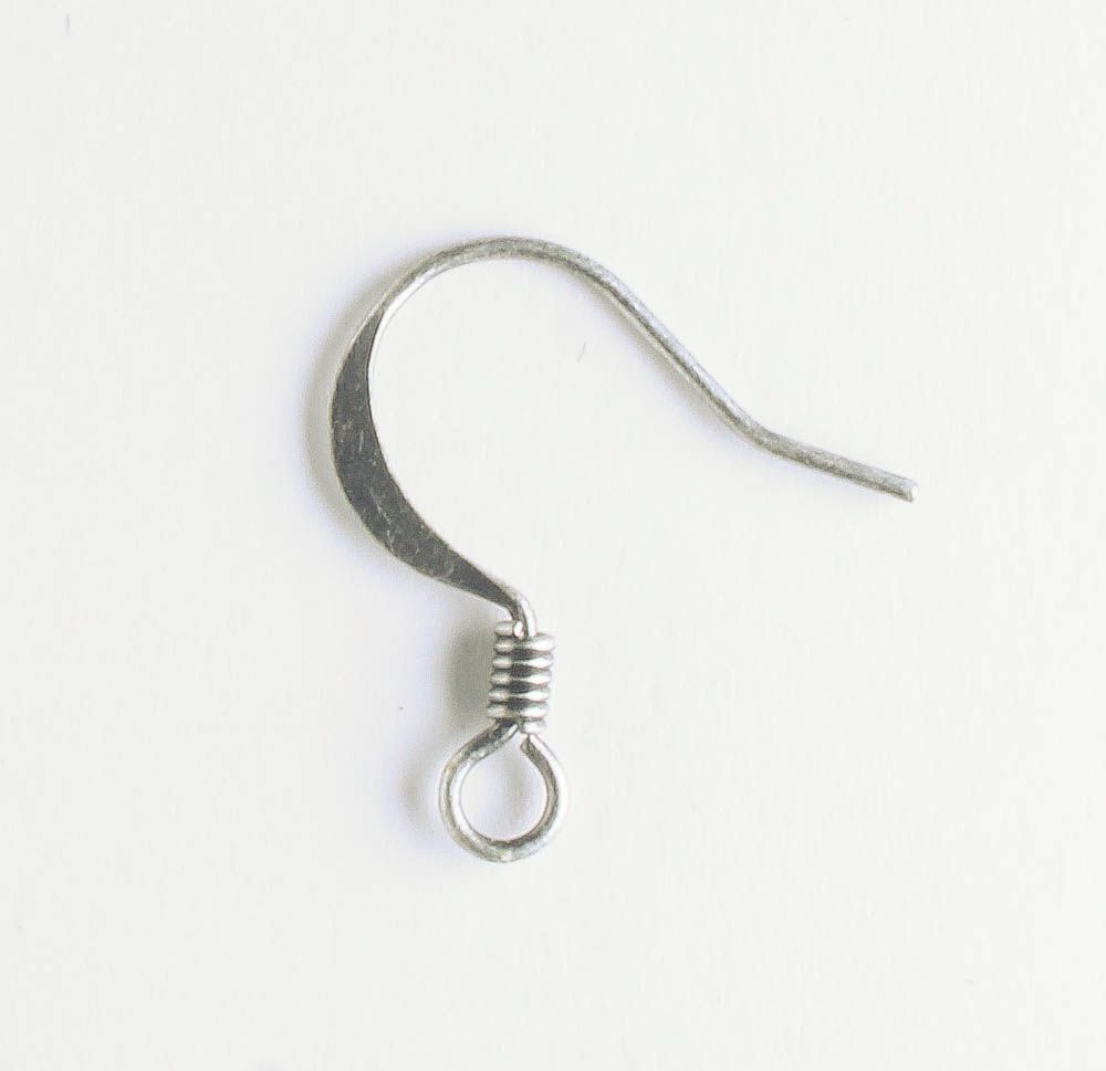 Earring, Antique Silver - 5 Pair