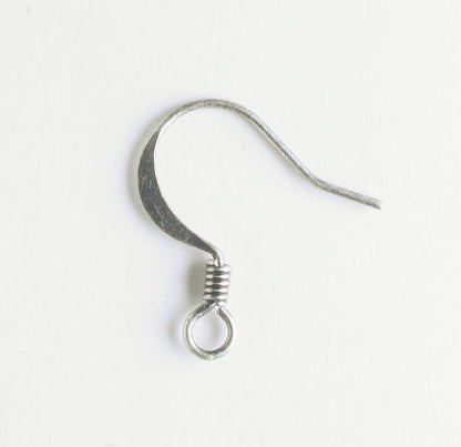 Earring, Antique Silver - 5 Pair