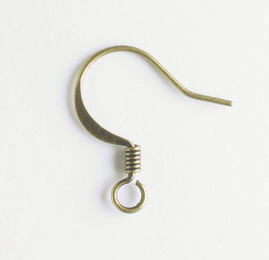 Earring, Antique Brass - 5 pair
