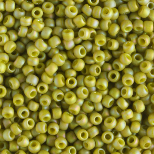 11/0 Semi Glazed Rainbow Lemongrass - 10 grams