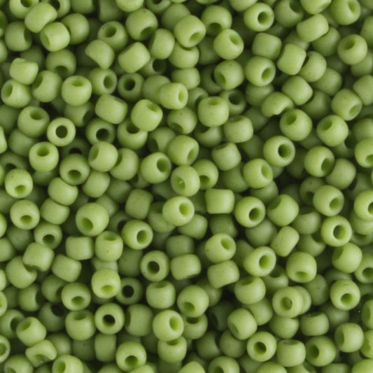 11/0 Semi Glazed Honeydew - 10 grams