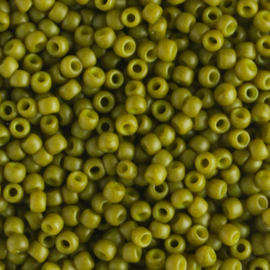 11/0 Semi Glazed Olive - 10 grams