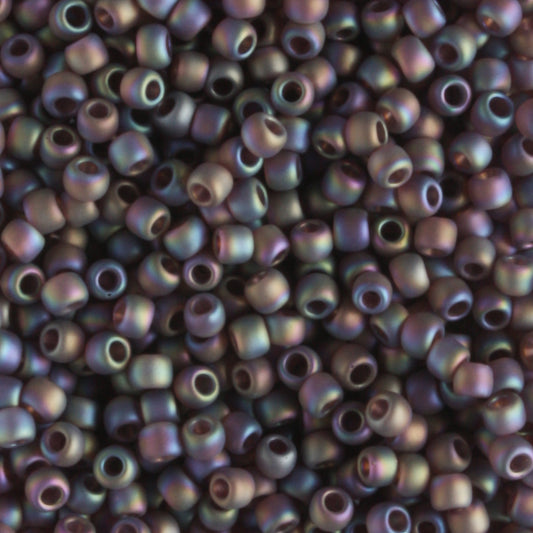 11/0 Transparent Rainbow Frosted Amethyst - 10 grams
