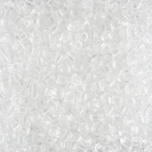 11/0 Transparent Crystal - 10 grams