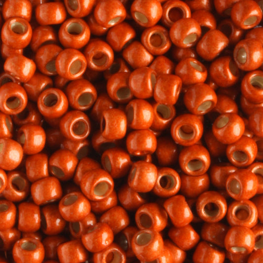 8/0 PermaFinish Galvanized Matte Saffron - 10 grams