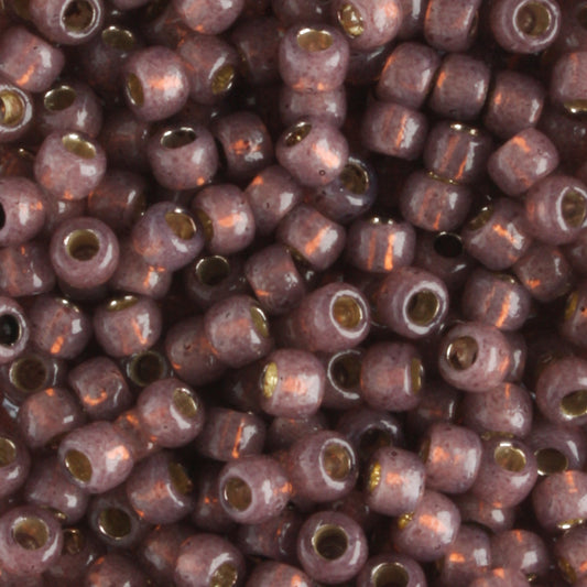 8/0 PermaFinish Silver Lined Milky Nutmeg - 10 grams