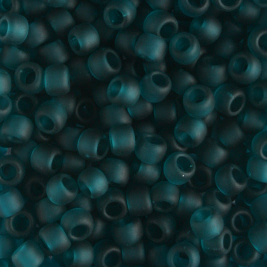 8/0 Transparent Frosted Teal - 10 grams