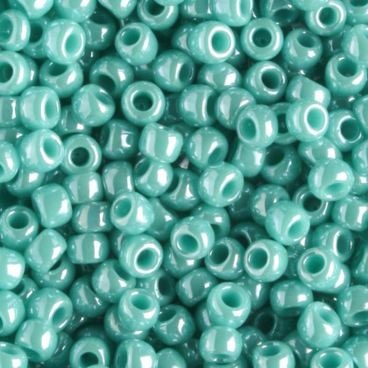 8/0 Opaque Luster Turquoise - 10 grams
